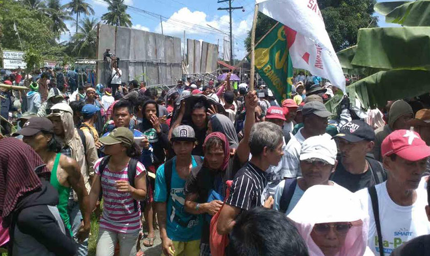 Not only were the farmers tormented with bullets but also were drenched in toxic shower.