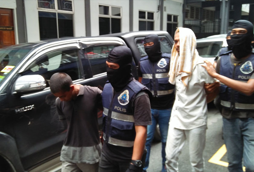 militan, bom daish, dakwa