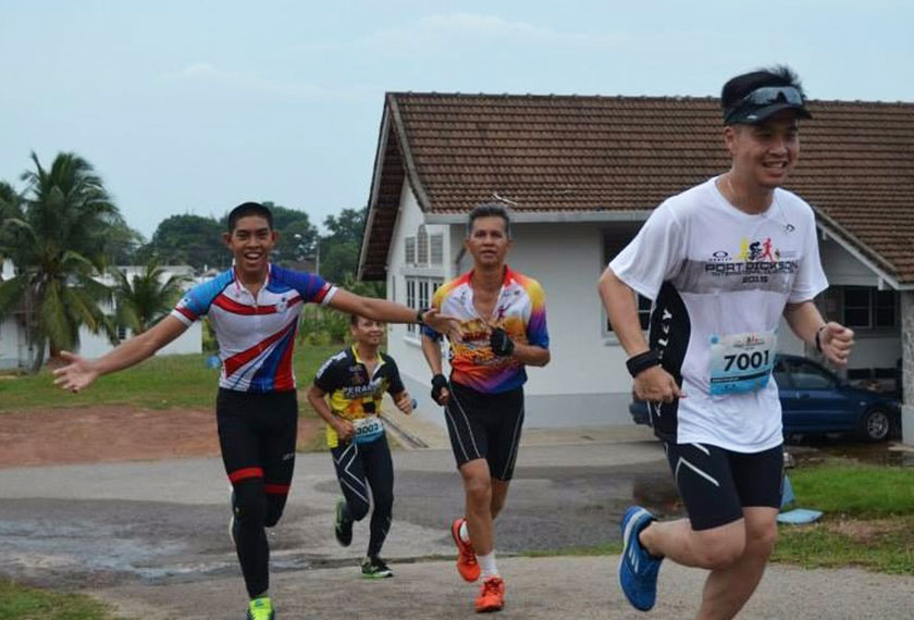 Zulfarhan was athletic. He participated in marathons, duathlons and triathlons while in university. Handout photo
