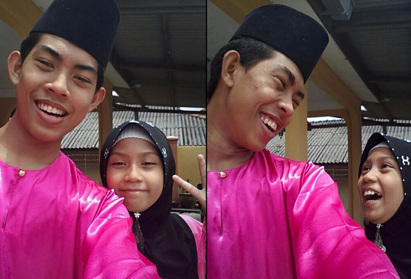 Zulfarhan was very close to his youngest sister who was six years his junior. Handout photo