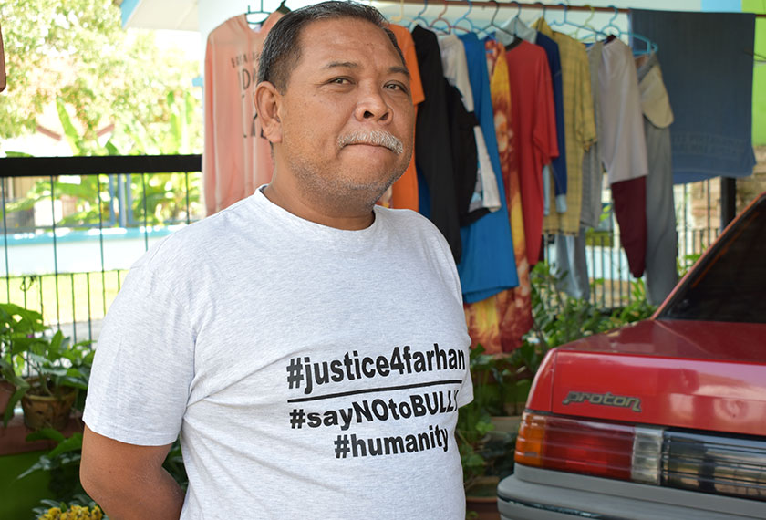 Zulkarnain received a call from a UPNM officer informing him of Zulfarhan’s death on June 1, 2017. Karim Raslan Photo