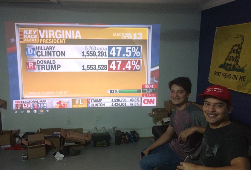 Vidana bersaudara adalah orang Mexico-Amerika yang tinggal di pinggiran Kota Houston, Texas dan pendukung Trump yang setia. Foto Karim Raslan