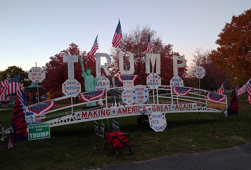 The New York Times meramalkan terdapat 85 peratus kemungkinan Clinton menang. Foto Karim Raslan