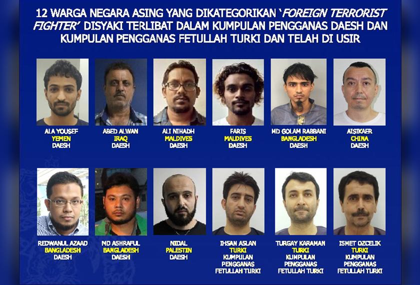 12 senarai warga asing yang dipercayai terlibat dalam kumpulan pengganas Daesh