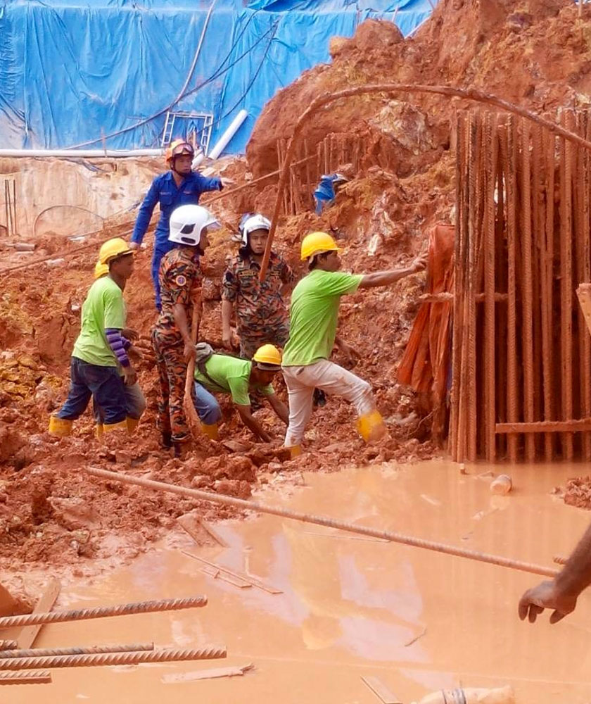 Rescue efforts are being carried out.