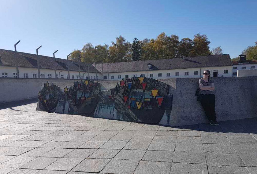 An exhibition of art and sculpture dedicated to the memories of those who lost their lives at the camp.