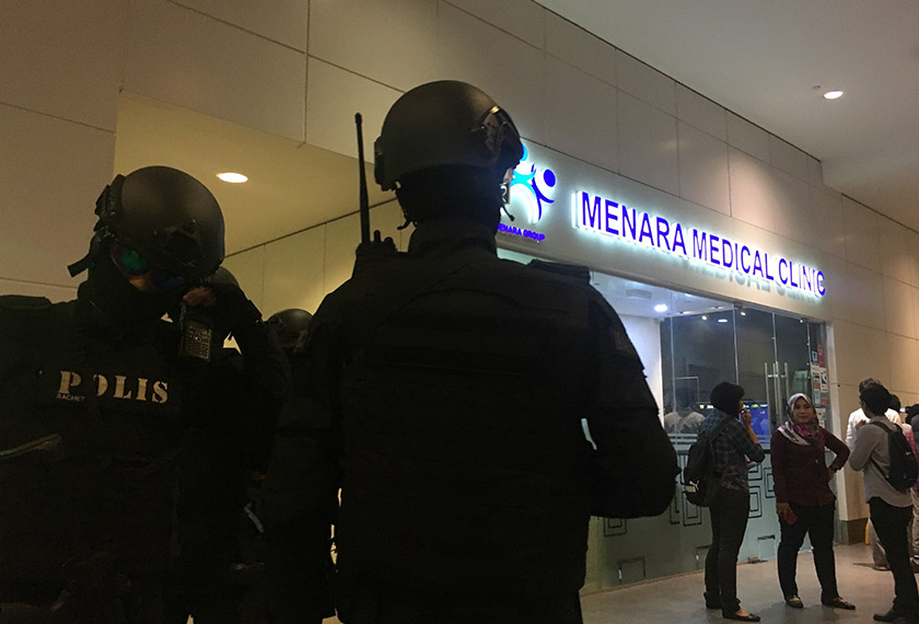 Klinik yang dipercayai Jong Nam mendapatkan rawatan.