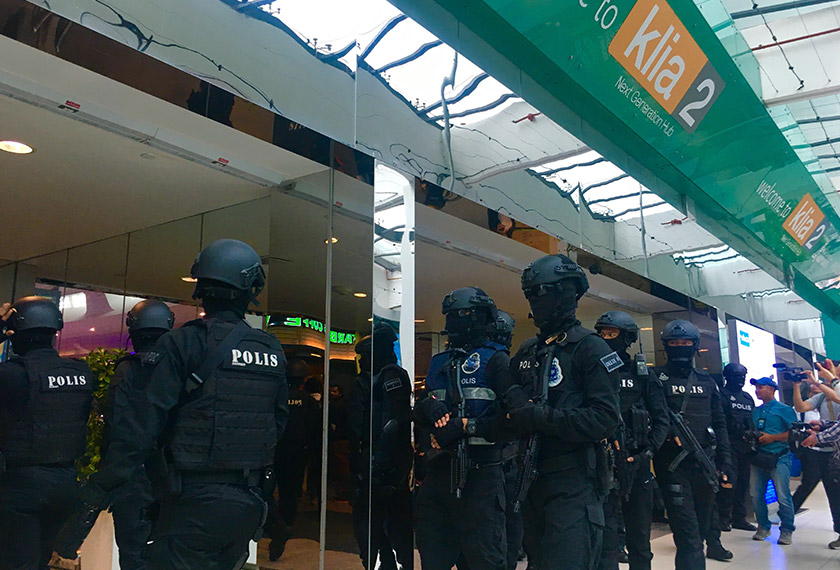 Pasukan STAFOC menjalankan kawalan ketat di KLIA2.