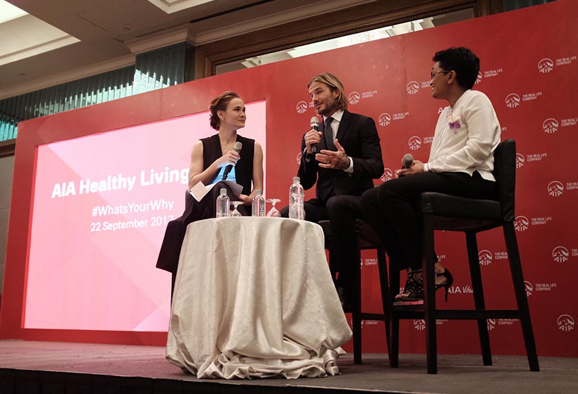 Saya banyak bersenam untuk kekal cergas dan sihat, ia penting bukan untuk fizikal sahaja tetapi secara mental saya mahu rasa lebih hebat, cergas dan sihat untuk anak-anak saya, kata Beckham.