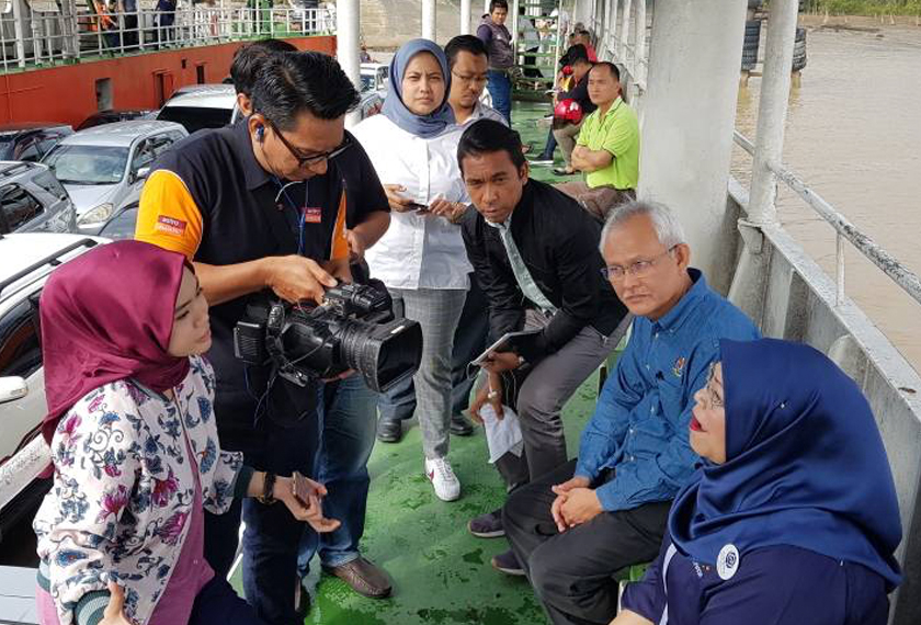 Ahli Parlimen Batang Lupar, Datuk Seri Rohani Abdul Karim ketika ditemu bual mengenai sejarah kawasan itu.