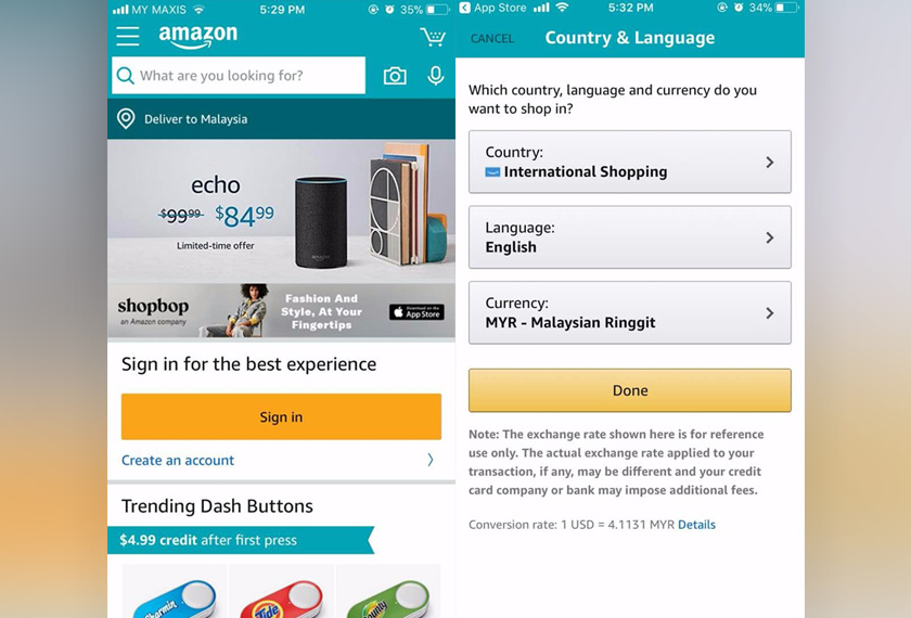 dihantar ke seluruh dunia dari Amerika Syarikat dalam peranti mudah alih, hari Selasa.