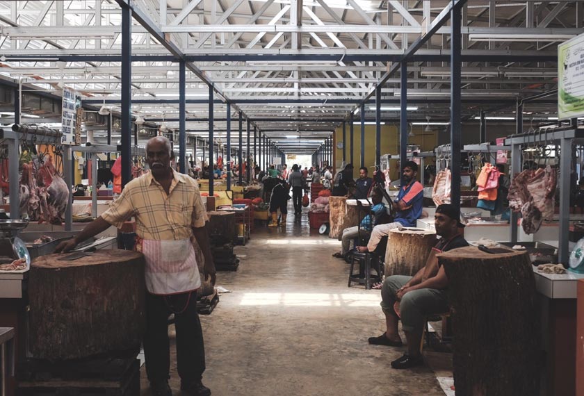 Penjual ikan, Pasar, Melaka, Malaysia Memilih