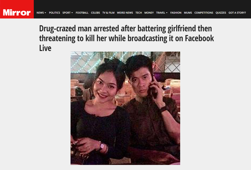 Chaichana Sirichart dan Kuldara Yeesaman di saat bahagia bersama.