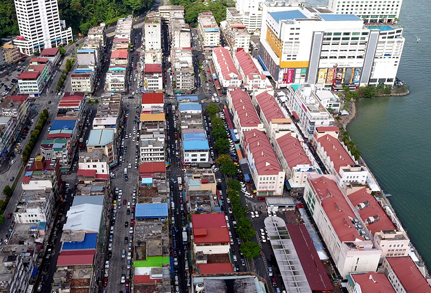 Bandar Sandakan yang pesat membangun menerusi pimpinan Barisan Nasional (BN).