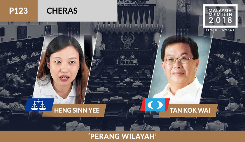 MCA meletakkan muka baharu, Ketua Wanita MCA Cheras, Heng Sinn Yee, mencabar penyandang, Tan Kok Wai (DAP)