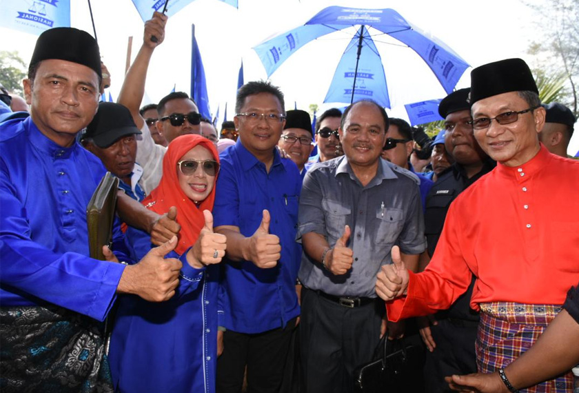 Barisan kepimpinan BN Bahagian Sepanggar.