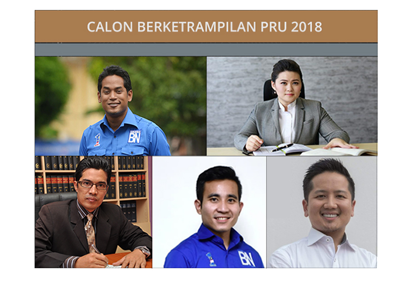 Barisan calon berketerampilan pada PRU kali ini