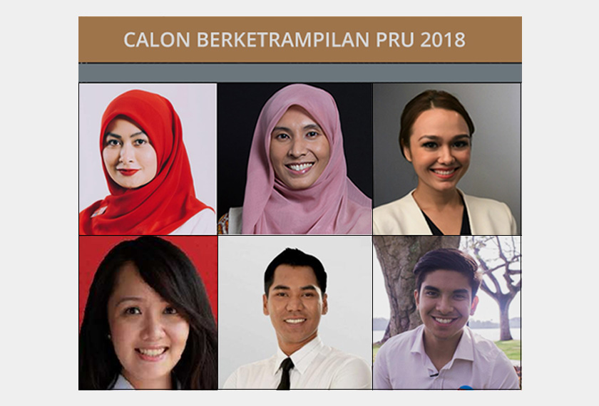 Barisan calon berketerampilan pada PRU kali ini