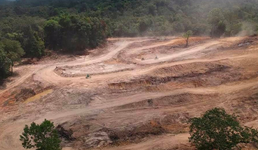 Litar Paya Pulai yang dibuka semula secara rasmi pada 6 Mei lalu setelah dibiarkan sejak lima tahun lepas. -Gambar fail 