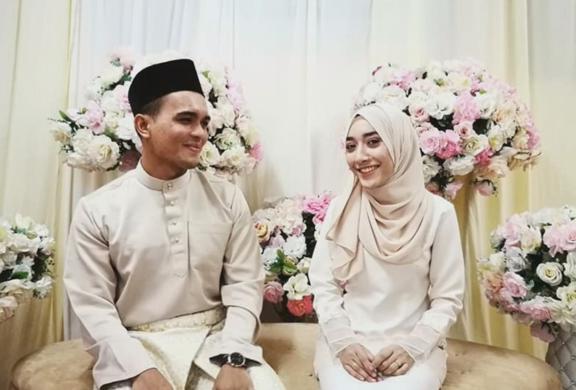 Pasangan ini mengangkat erti kekuatan kasih sayang sebagai suami isteri ke peringkat lebih tinggi.