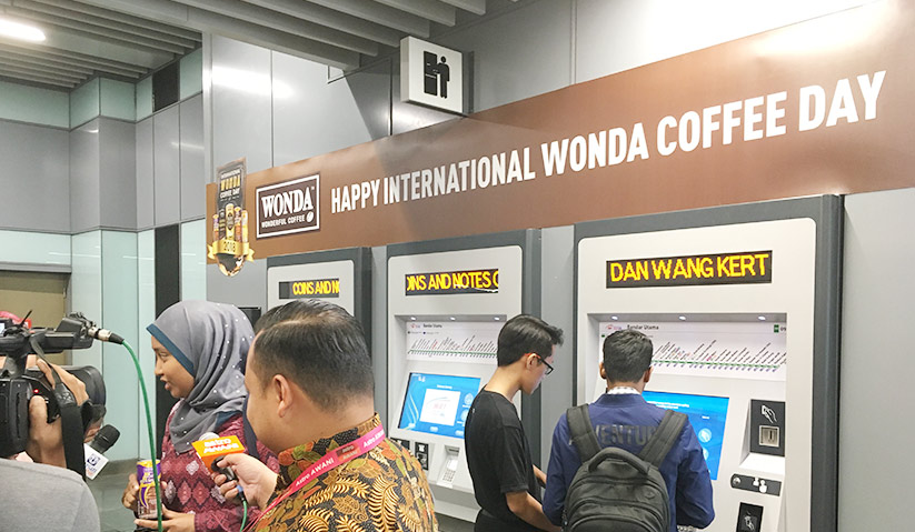 The WONDA Lane experience this year will involve WONDA Coffee occupying two turnstiles at Bandar Utama MRT Station.