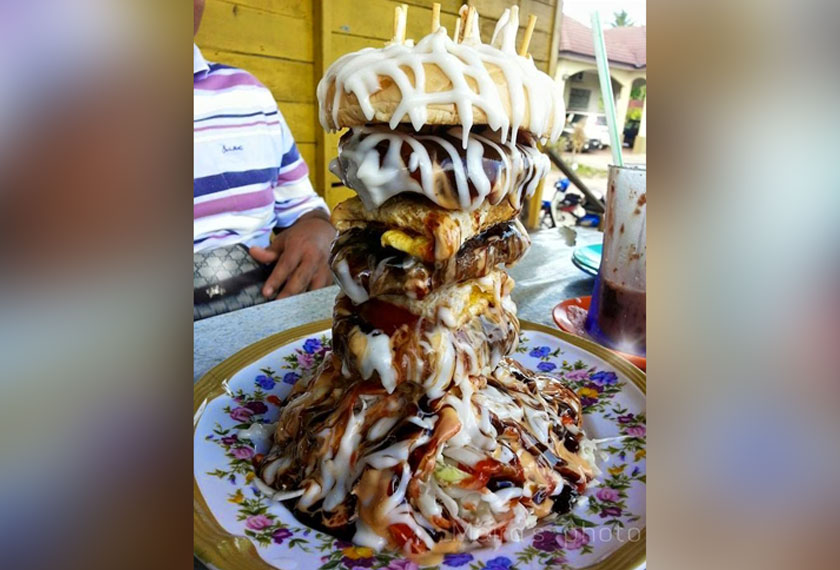 Afiq turut berpendapat pengguna perlu menghadkan kuantiti makanan yang besar ini terutamanya jika makan pada waktu malam. Foto: Media sosial 