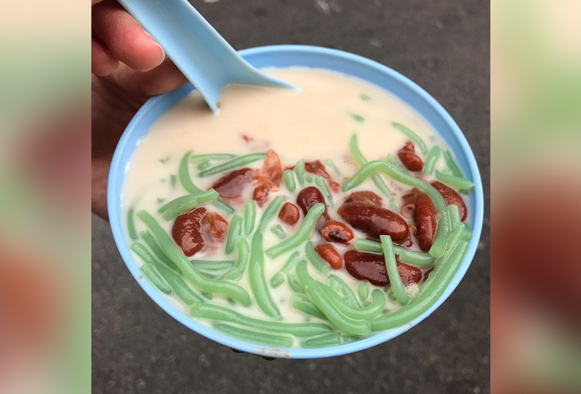 Cendol kacang merah yang dikatakan mampu memberikan rasa klasik 