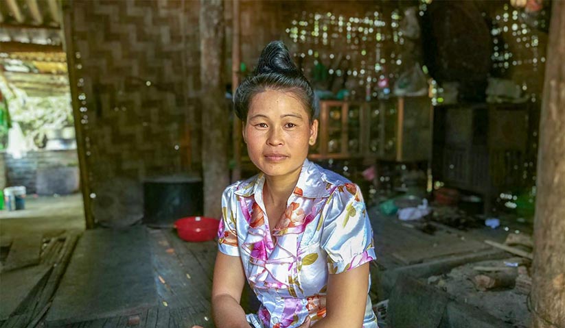 Bagi petani, Hoang Thi Nga, 37 tahun, kebanggaannya terhadap sejarah negara jelas tergambar. Mai Duong/Ceritalah