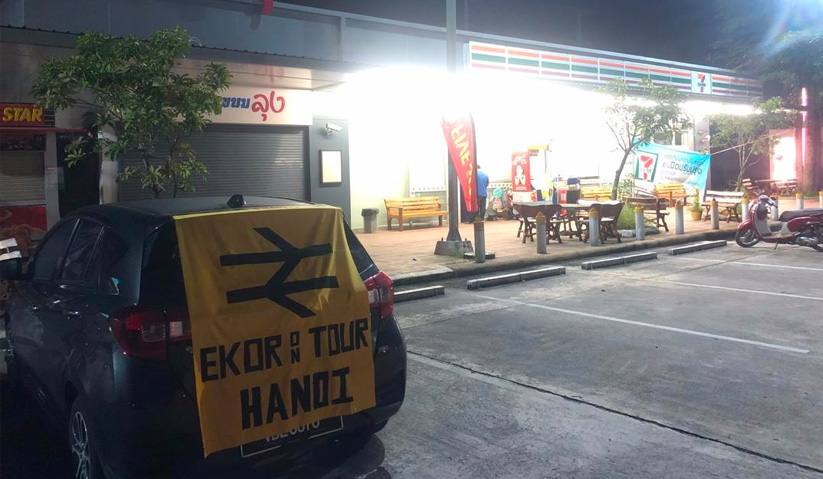 Setelah menyedari risiko kemungkinan mereka tidak akan sampai tepat pada masanya mereka memilih untuk hanya memandu ke Bangkok dan menaiki pesawat dari Bangkok ke Hanoi.