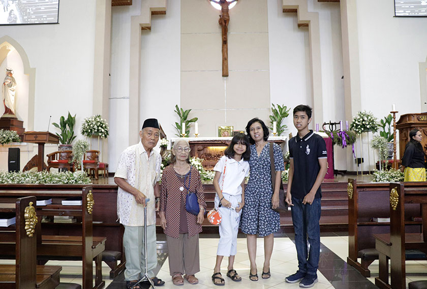 Untuk Hari Natal kali ini, Pak Andi berharap komunikasi antara penganut berlainan agama dapat diteruskan supaya toleransi dan hubungan harmoni antara agama dapat dibina. Bayu Mahardika/Ceritalah