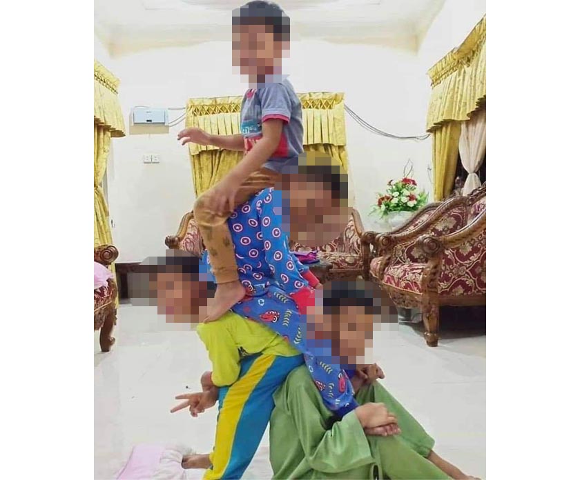 Bagaimanapun, aksi ngeri ini mula dapat perhatian pakar perubatan yang ternyata tidak bersetuju cabaran ini diteruskan. Foto: Media sosial