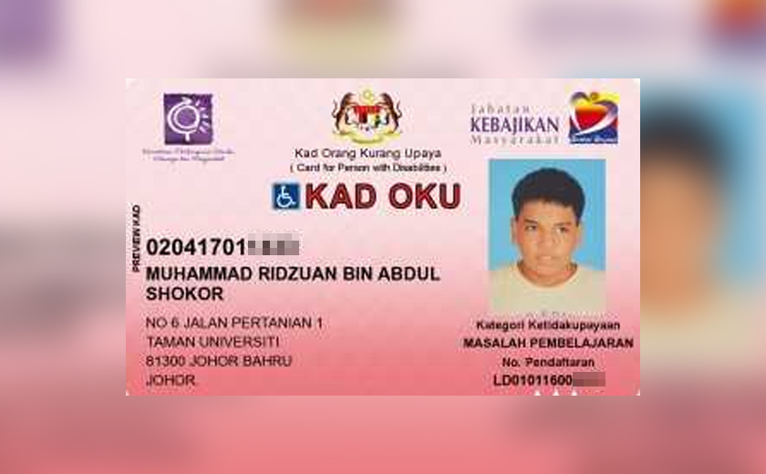 Muhammad Ridzuan dilaporkan hilang kira-kira pukul 1 tengah hari 15 Februari lalu di kediaman mereka di Pangsapuri Putra Indah, Taman Pinggiran Putra, Seri Kembangan. - Foto Ihsan Keluarga 