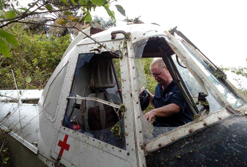 Foster dilaporkan tidak mengalami kecederaan yang serius. - Foto ihsan JBPM