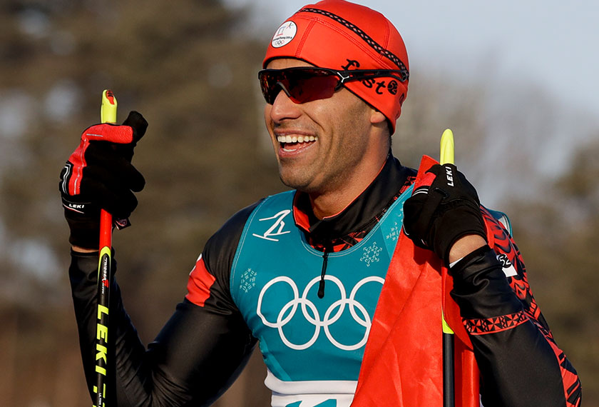 Pita Taufatofua berjaya menduduki tempat ke 114 daripada 119 dalam 15km acara bebas (ski) - Foto: Reuters