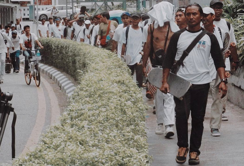 Pemain papan selaju berkumpul di Kuala Lumpur Sabtu lepas memilih untuk tidak menyertai kejohanan pemilihan kontinjen Malaysia yang diadakan di Bukit Kiara pada hari yang sama. Gambar - Donald Abraham Instagram @d0naldabraham