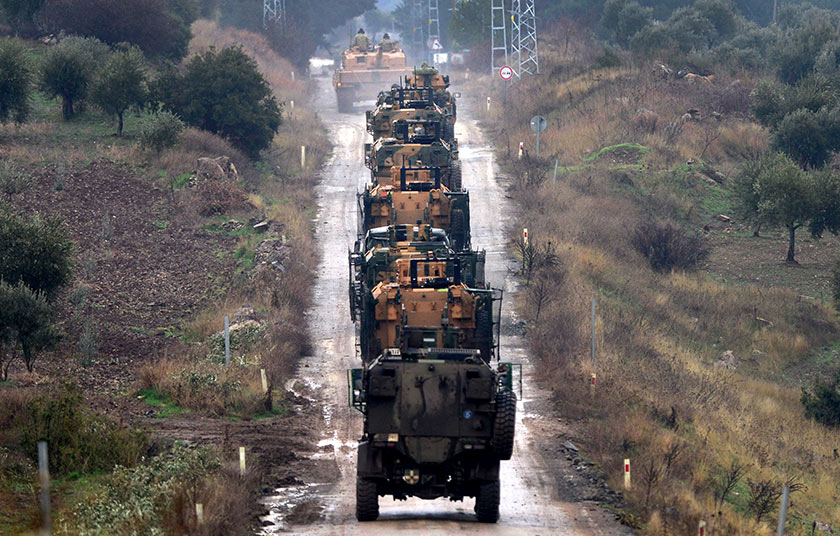 Serangan udara dan darat tentera Turki dilihat mengancam pelan AS. Foto: Reuters 