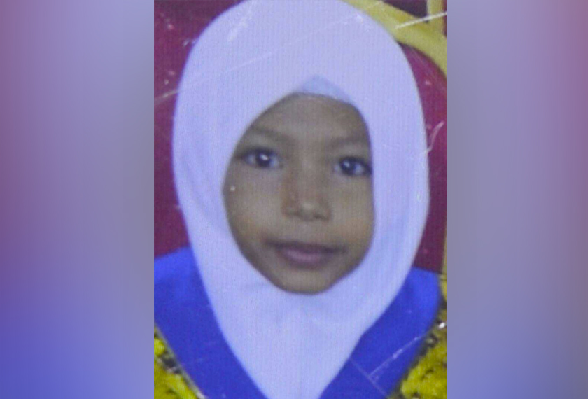 Mangsa Halaidah Abdullah yang ditemui rentung dalam kebakaran di Kampung Tebongon, Putatan. - Foto Astro AWANI/RUZAINI ZULKEPLI