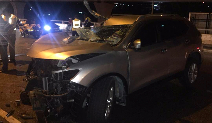 Kemalangan berlaku di Kilometer 11.7 Lebuhraya Grand Saga