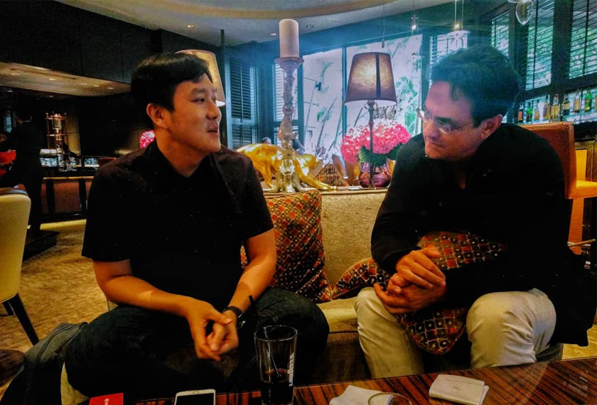 Martino Tan, salah seorang pengasas Mothership.SG, berbincang dengan penulis mengenai kurangnya kekuatan dan populariti parti pembangkang. Hezril Azmin/Ceritalah