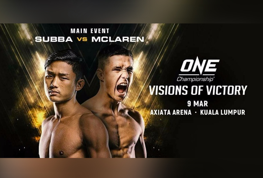 Subba is scheduled to take on with Filipino-Australian spitfire Reece “Lightning” McLaren in a flyweight world title eliminator at ONE: VISIONS OF VICTORY. - ONE photo