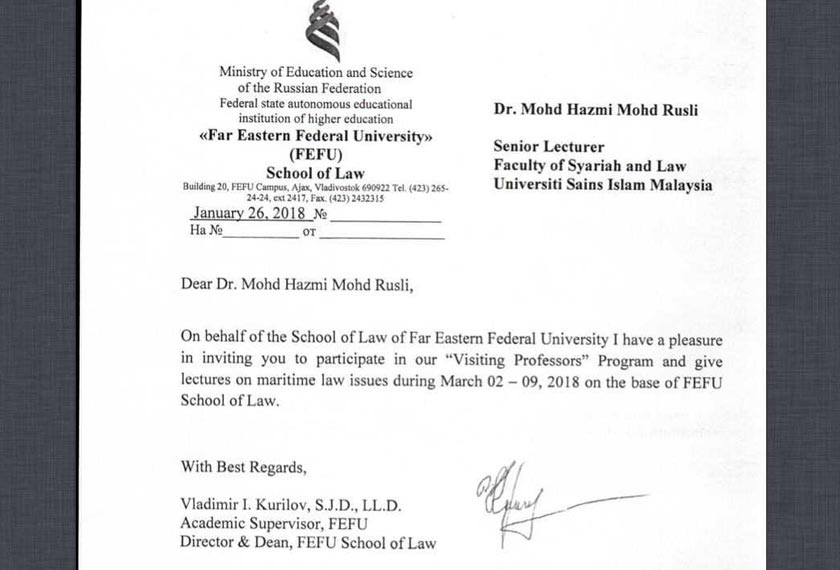 Jemputan kali keempat ini membuktikan Malaysia mempunyai sistem pendidikan yang berkualiti dan mampu memberi sumbangan kepada negara.