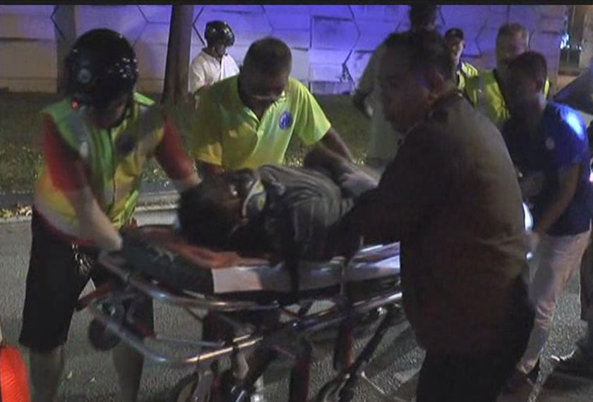 Salah seorang mangsa yang cedera. - Astro AWANI