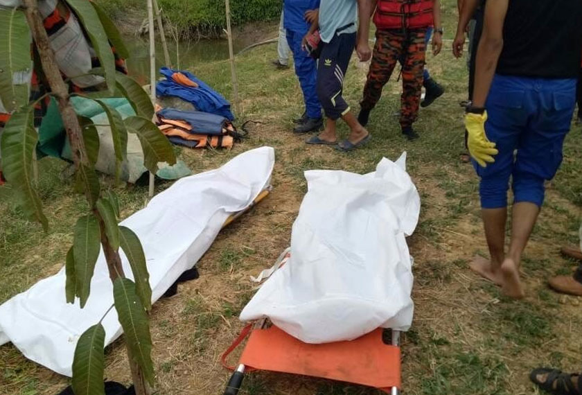 Jenazah kedua-dua mangsa. - Astro AWANI