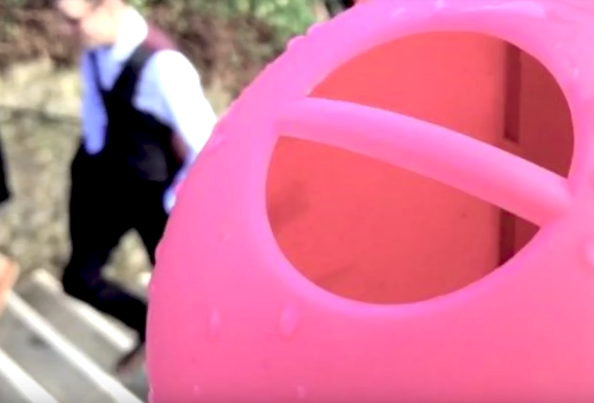 'Gumdrop' ini diperbuat daripada gula-gula getah yang telah dikitar semula.