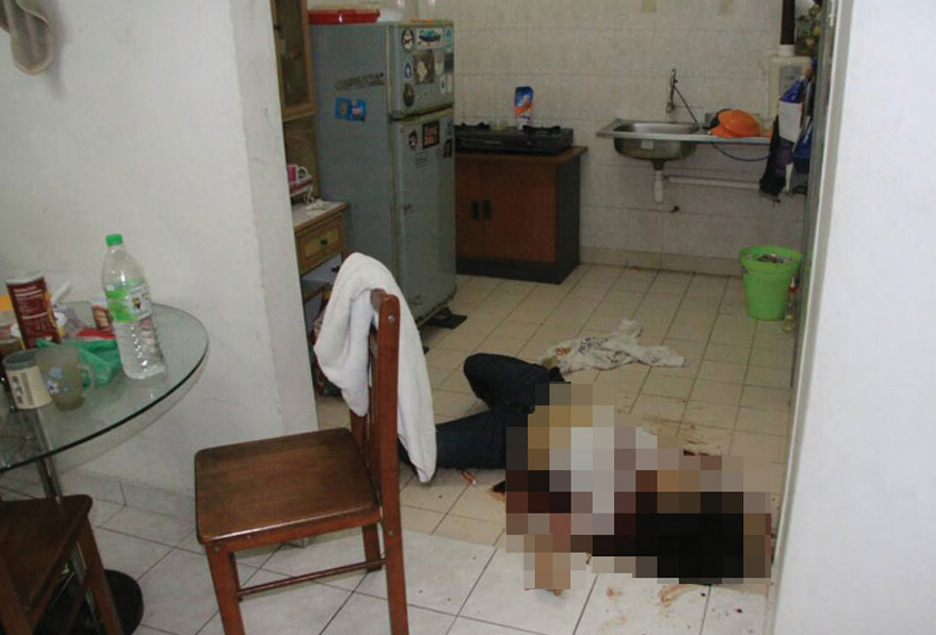 Mangsa didapati berlumuran darah. - Foto Sinar Harian