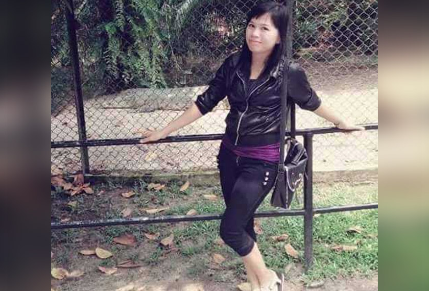 Santi Restauli Simbolon, 25 tahun, wanita Indonesia yang bekerja di sebuah kilang di Bayan Lepas, dipercayai meninggal dunia sejak tiga hari lalu. - Astro AWANI