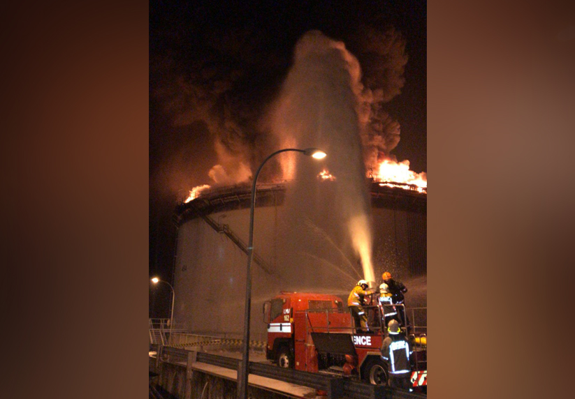 Gambar dari posting di Facebook SCDF.