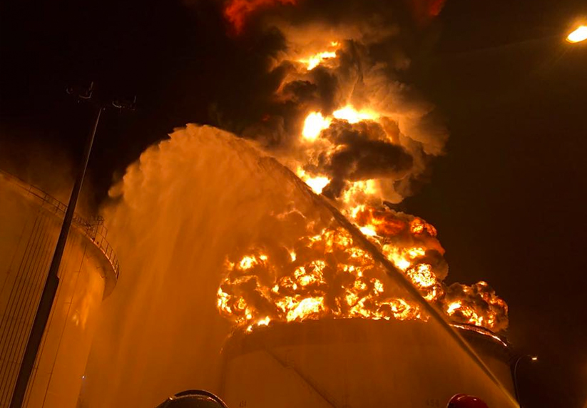 Gambar dari posting di Facebook SCDF.