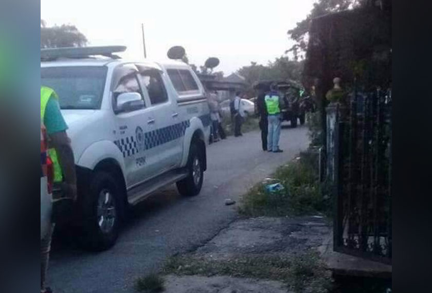 Rumah yang didiami suspek di Perumahan Kampung Joh Machang. - Astro AWANI