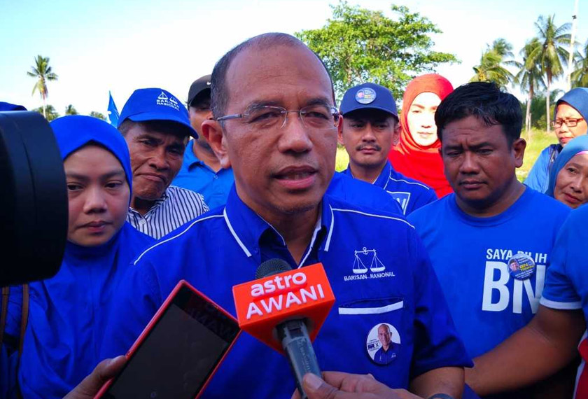 Calon Barisan Nasional di kerusi DUN Bugaya, Datuk Razak Tun Sakaran.